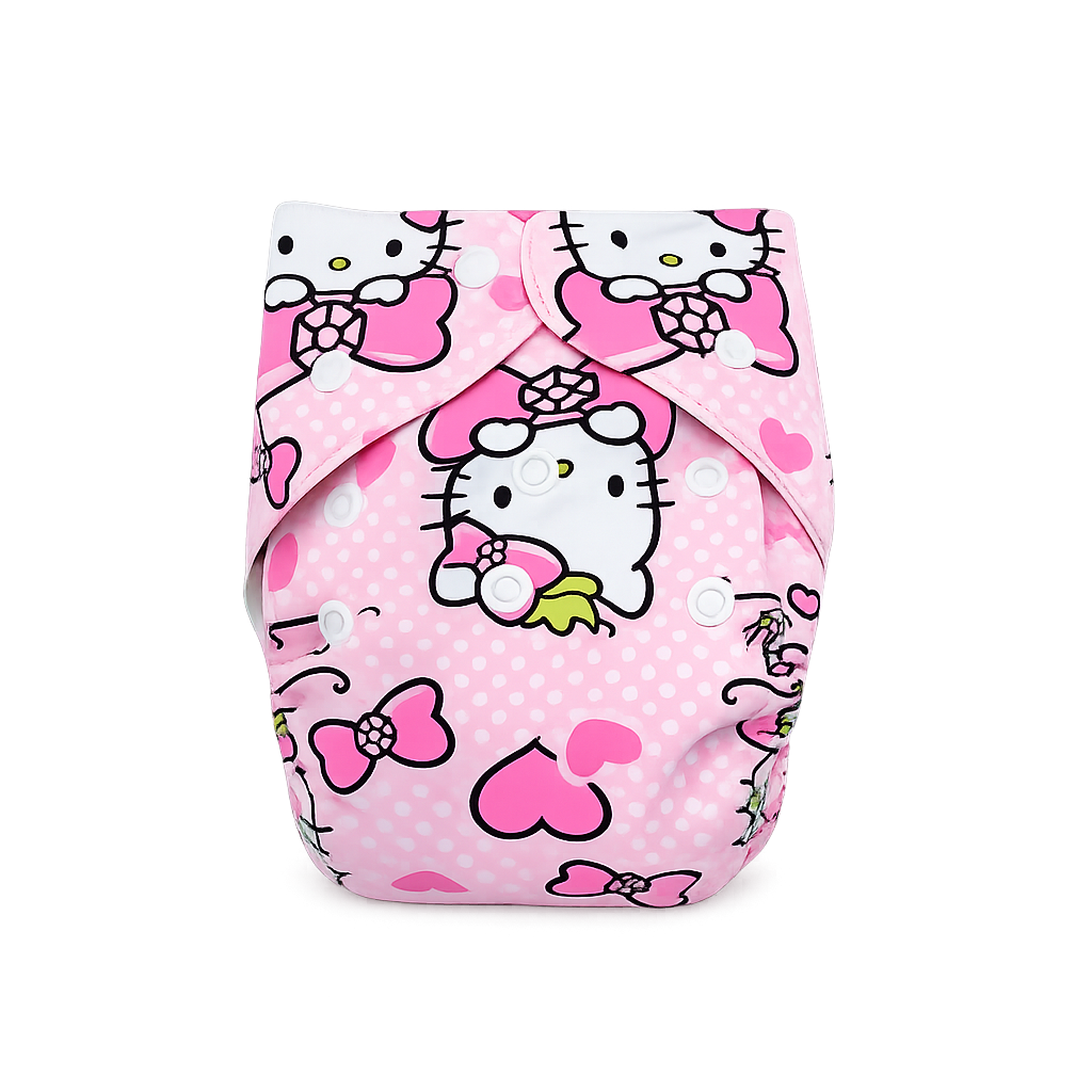 Washable Cloth Baby Diaper for Baby (1 pad 3 Layers )